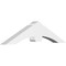 Ekena Millwork Archdale Architectural Grade PVC Gable Bracket, 48"W x 12"H x 4"D x 6"F, 6/12 Pitch GBP048X12X0406ARC00 - alternate 1
